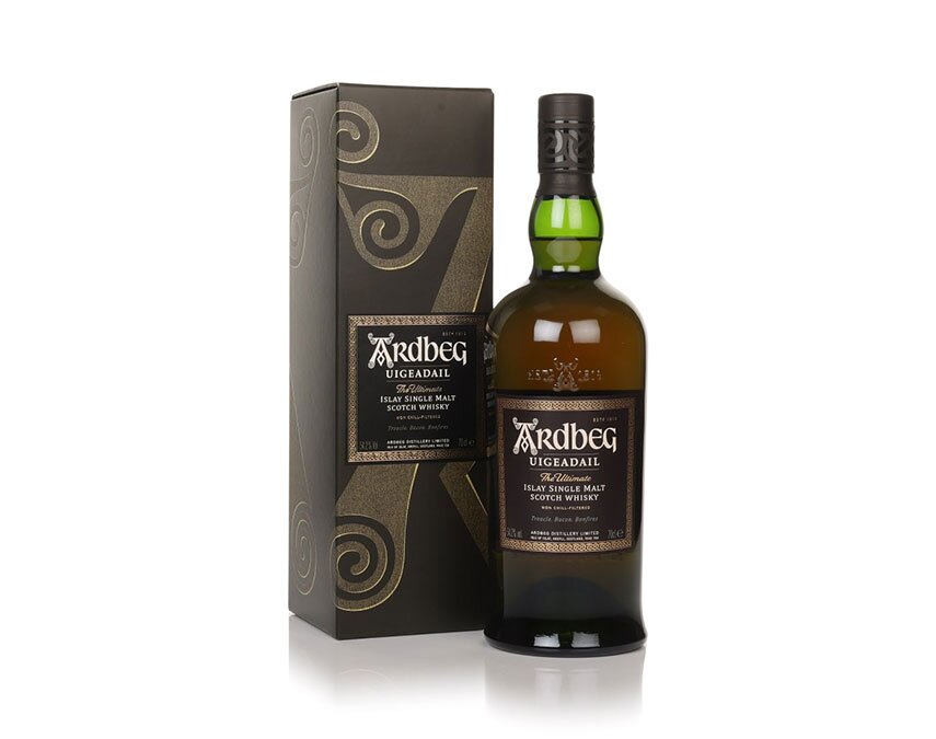 A bottle of Ardbeg Uigeadail
