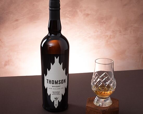 A bottle of Thomson Manuka Smoke