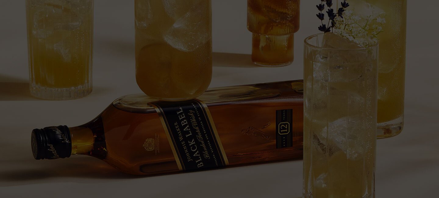 Johnnie Walker Black Label highball cocktails
