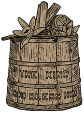 Rumbullion! barrel illustration