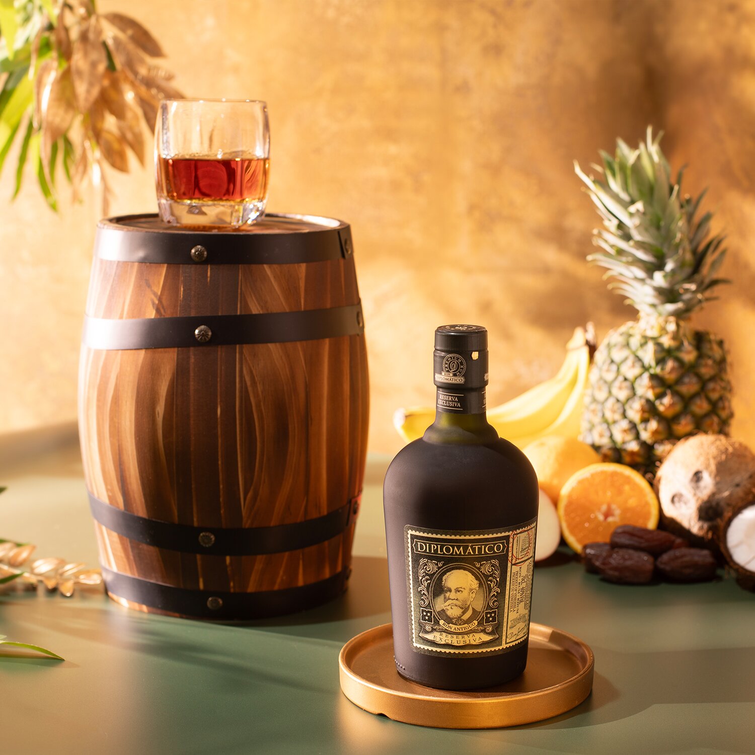 A bottle of Diplomatico Reserva Exclusiva