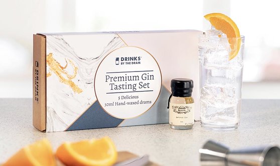 Flavoured gin tasting set