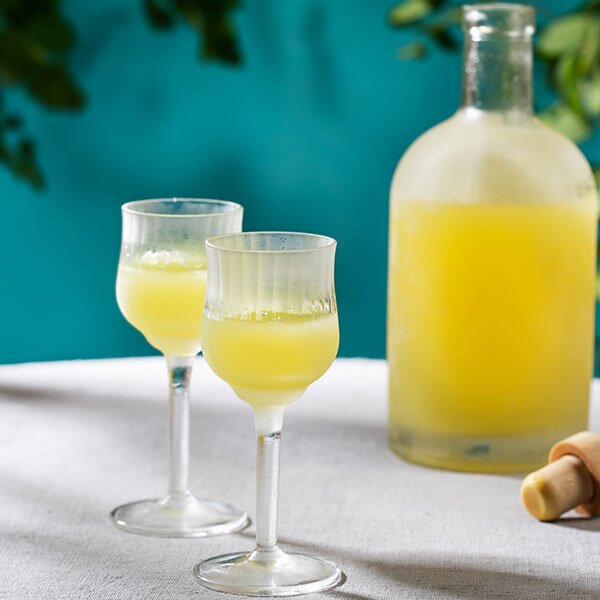 Limoncello made with Grain Neutral Spirit