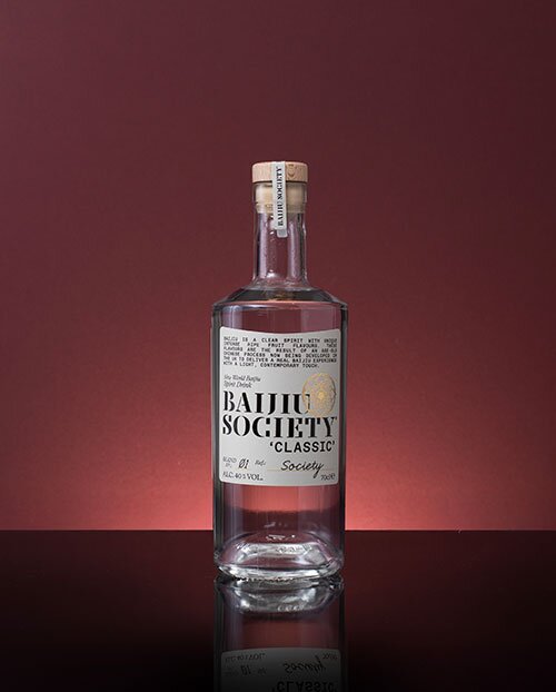 A bottle of Baijiu Society - The Spirit of Society