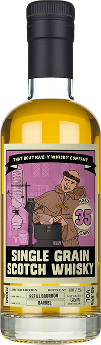 Boutique-y Girvan 35 Year Old Single Malt Scotch Whisky Bottle