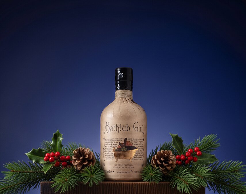 A bottle of Bathtub Gin