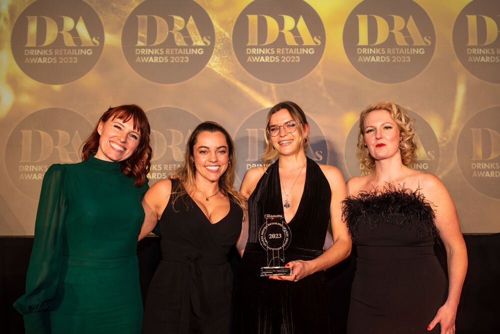 Giovana & Jess at the Drinks Retailing Awards