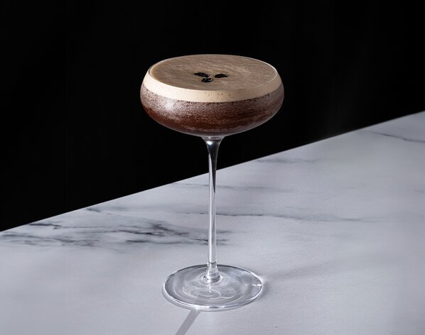 An Espresso Martini cocktail.