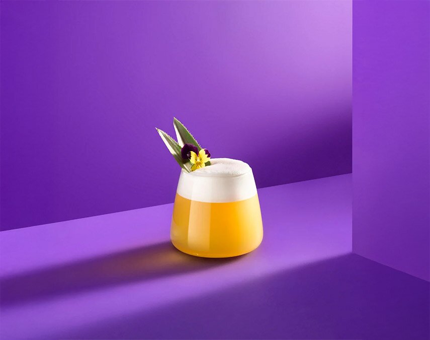 A Pineapple Sour cocktail.