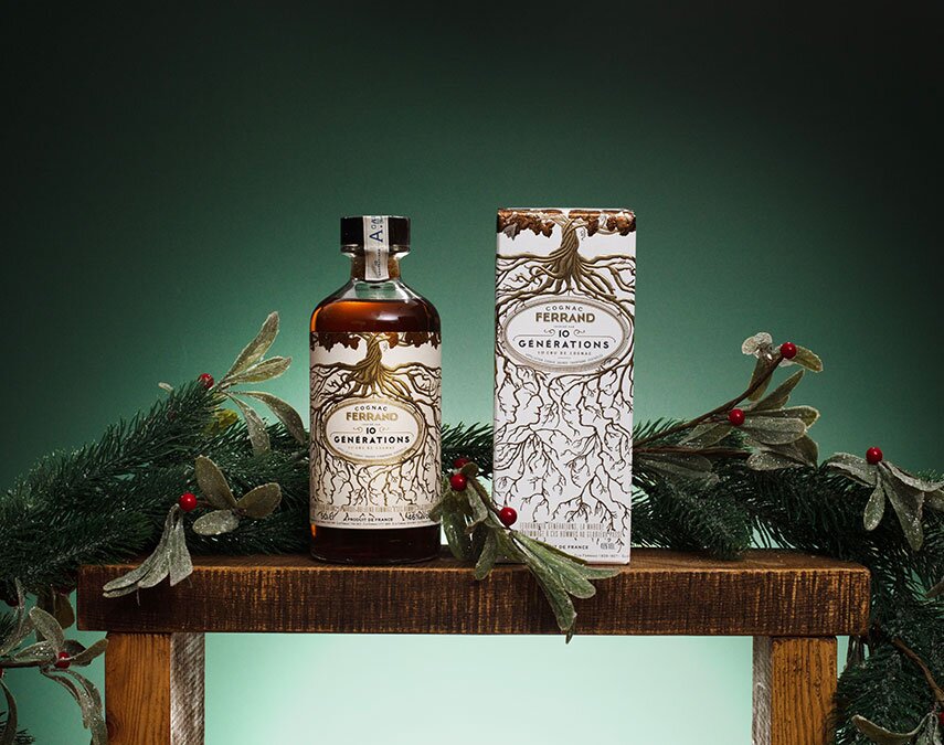 A bottle of Pierre Ferrand Ten Générations