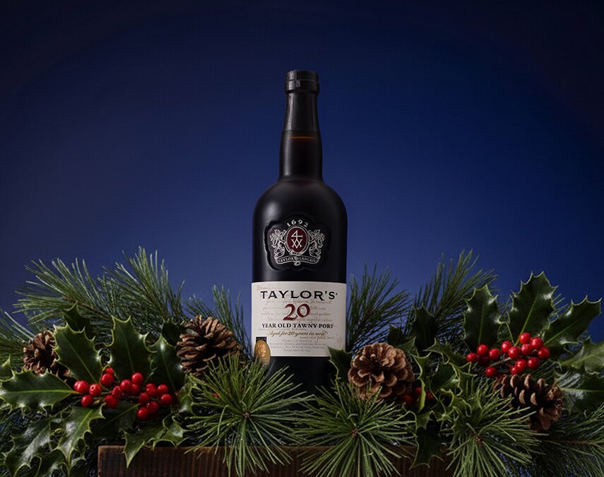 A bottle of Taylor's 20 Year Old Tawny Port