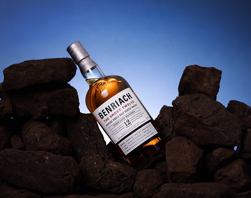 A bottle of Benriach The Smoky Twelve