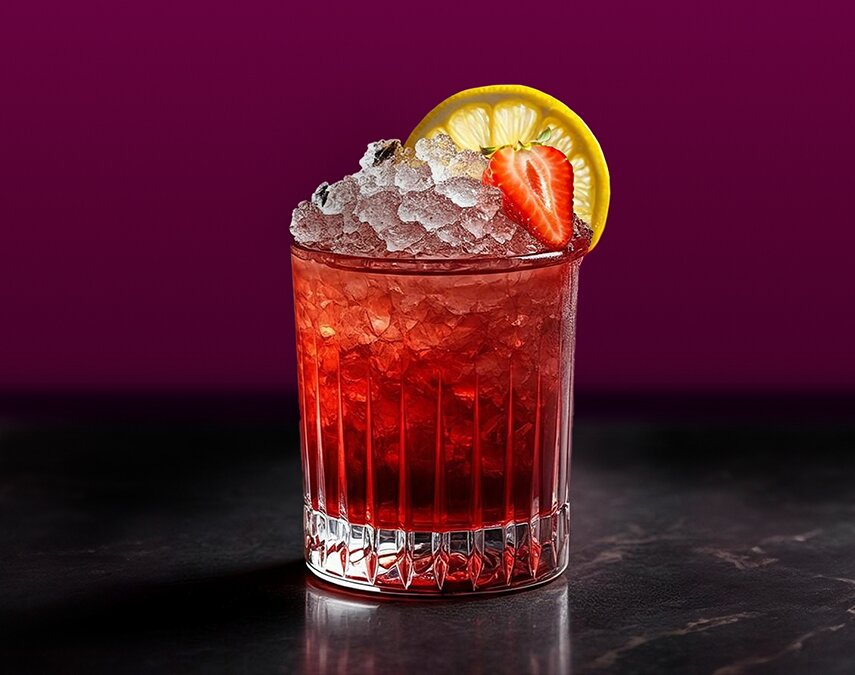 A bottle of Johnnie Walker Black Ruby.
