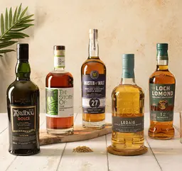 five whisky bottles from Master of Malt's Top 10 of the month