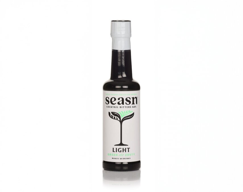 A bottle of seasn Light.