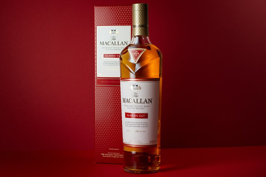 A bottle of The Macallan Classic Cut 2025.