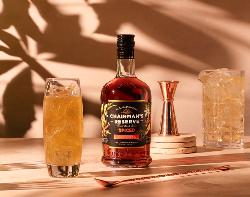 A bottle of Chairman's Reserve Spiced Rum.