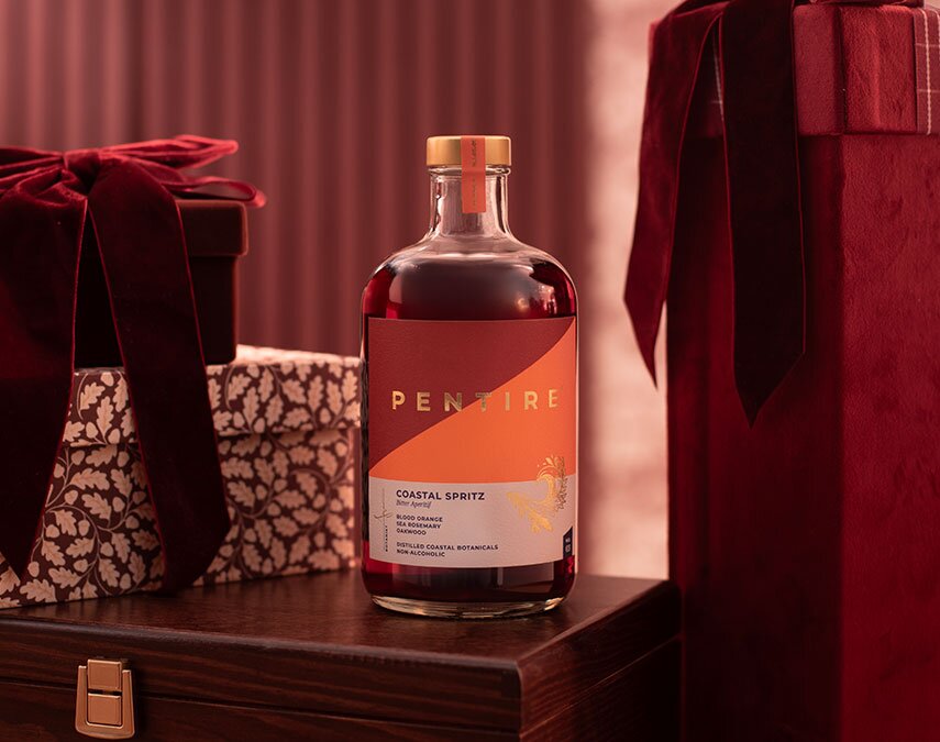 A bottle of Pentire Coastal Spritz