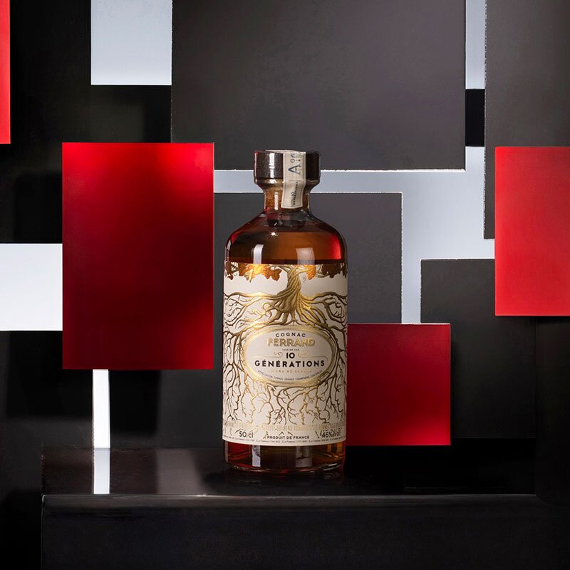 A bottle of Pierre Ferrand Ten Générations