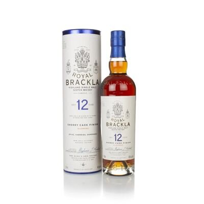 A bottle of Royal Brackla 12 Year Old.