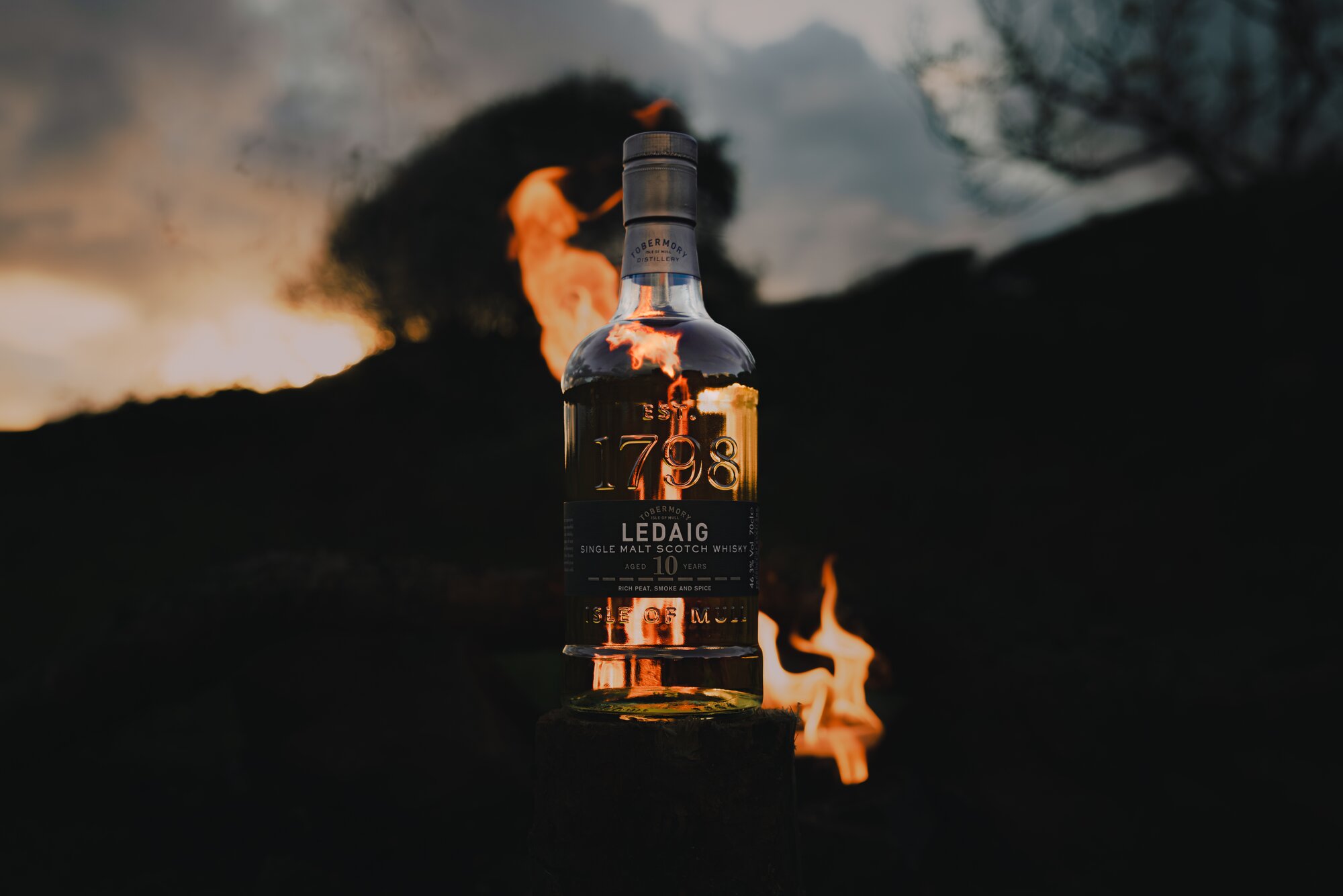 A bottle of Ledaig 18 Year Old
