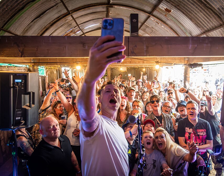 Callum Beattie at Belladrum festival.