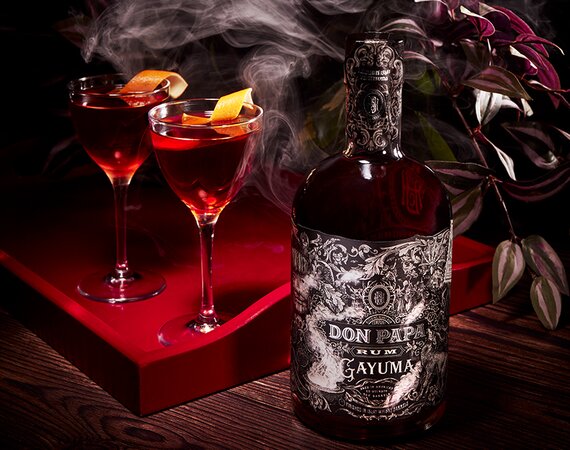 A Manila Jockey Club cocktail with Don Papa Gayuma.
