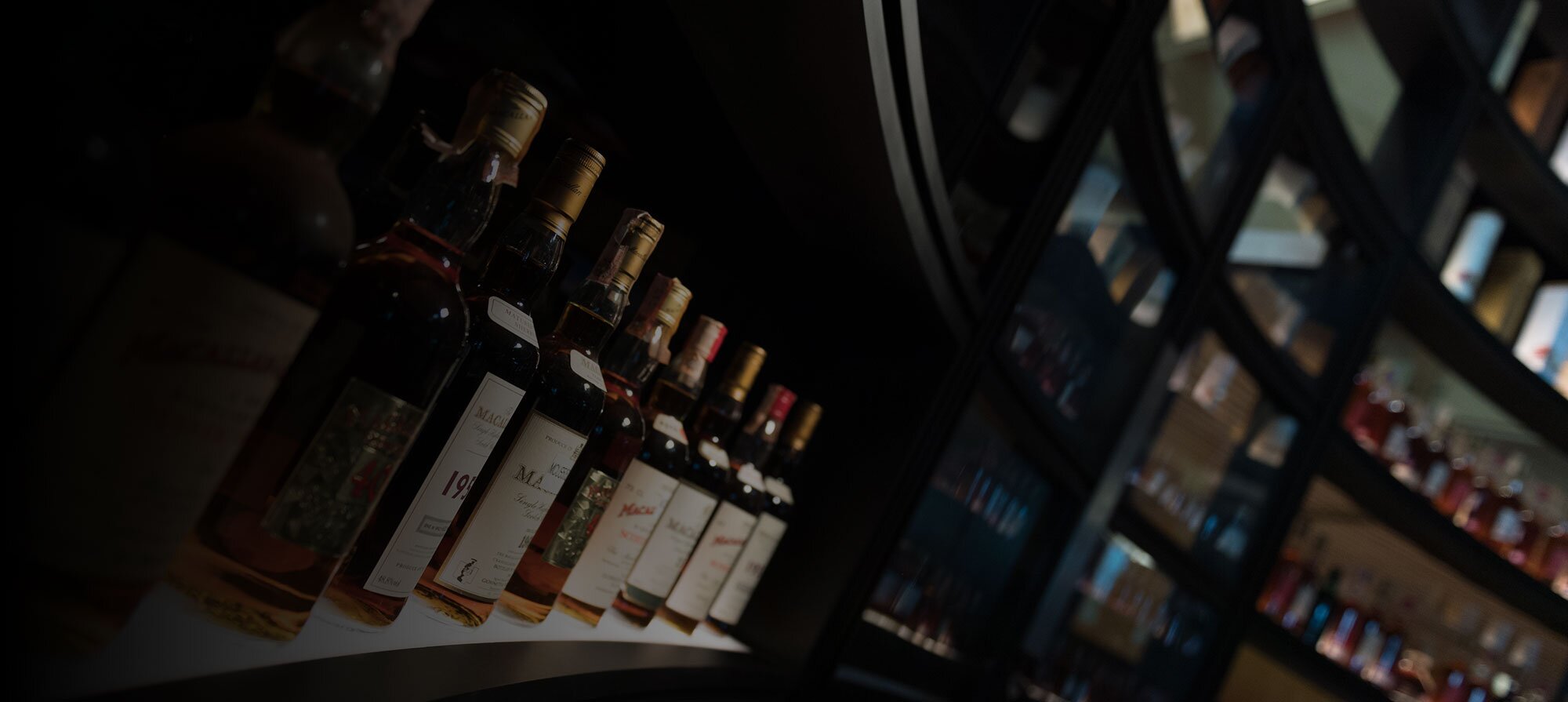 Bottles of Macallan in the Macallan distillery