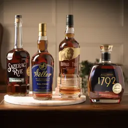 4 bottles single barrel whisky