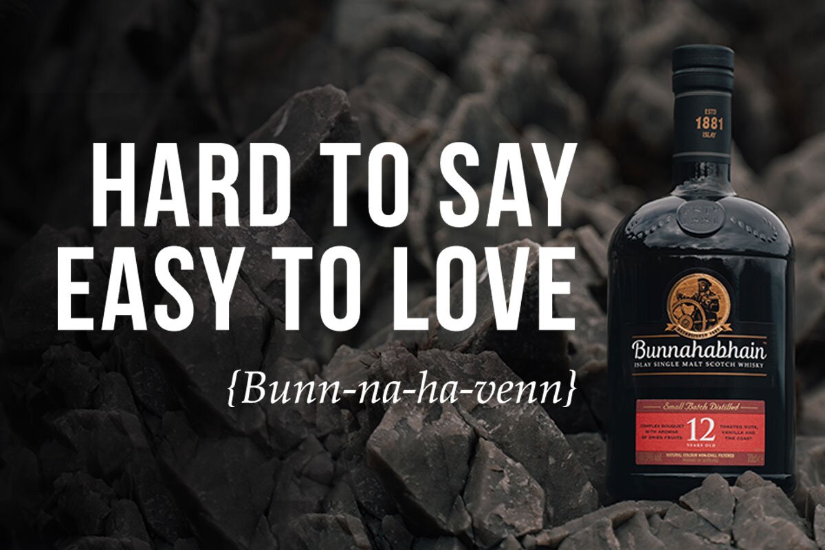 A bottle of Bunnahabhain 12 year old