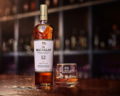 A bottle of The Macallan 12yo Sherry Oak