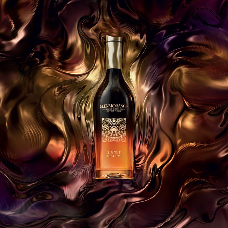 A bottle of Glenmorangie Signet Reserve