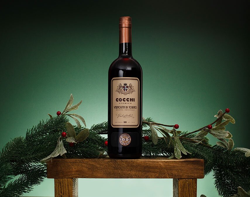 A bottle of Cocchi Storico Vermouth Di Torino
