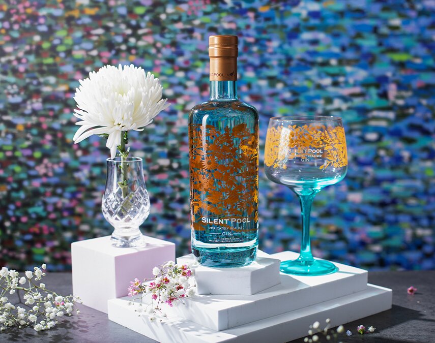 A Silent Pool Gin Gift Pack with Glass.