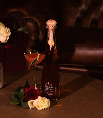A bottle of Don Julio Rosado