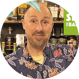 Steve the barman, creator of the After Dinner Snowball