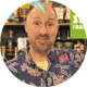 Steven the barman, creator of the After Dinner Snowball