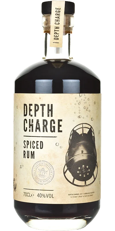 Depth Charge Spiced Rum bottle