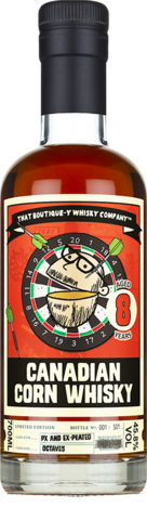 Boutique-y 8 Year Old Canadian Corn Whisky Bottle