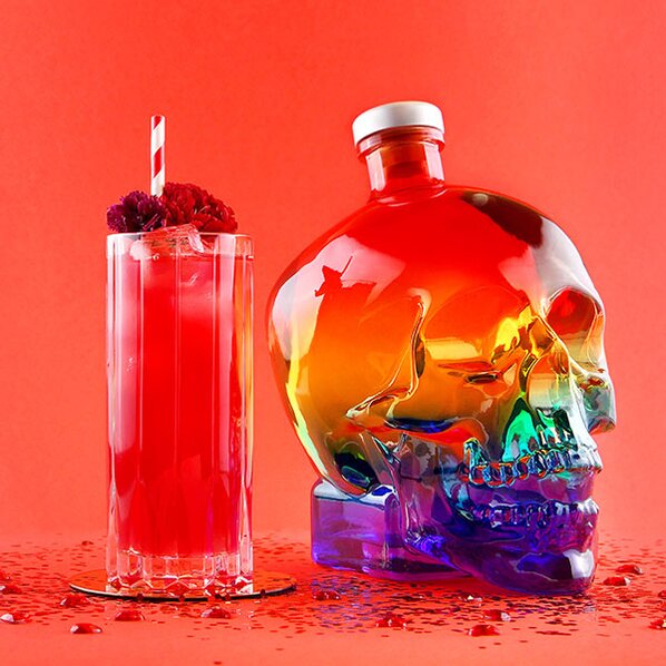 Red on the Runway Pride Cocktail