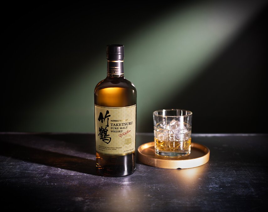 A bottle of Nikka Taketsuru.