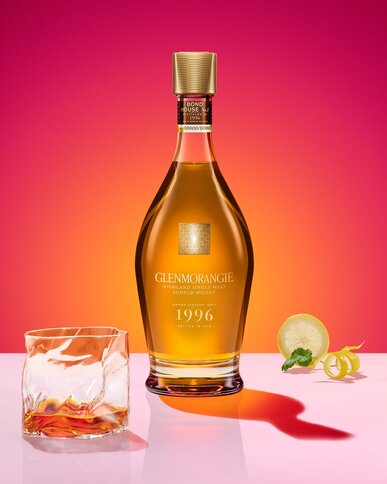 A bottle of Glenmorangie 10 Year Old