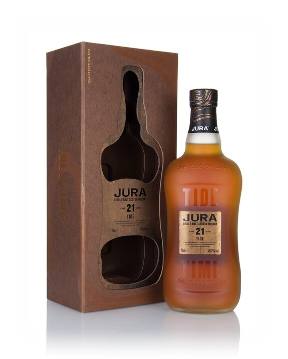 A bottle of Jura 21 Year Old