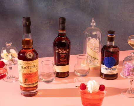 Three bottles of rum for Mother's Day.