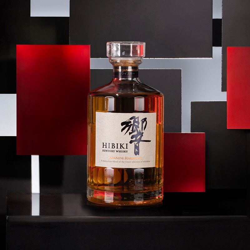 A bottle of Hibiki Japanese Harmony