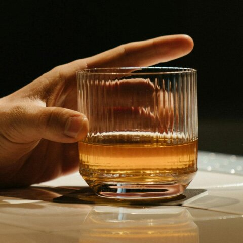 A glass of whisky