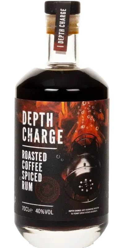 Depth Charge Black Cherry Rum bottle