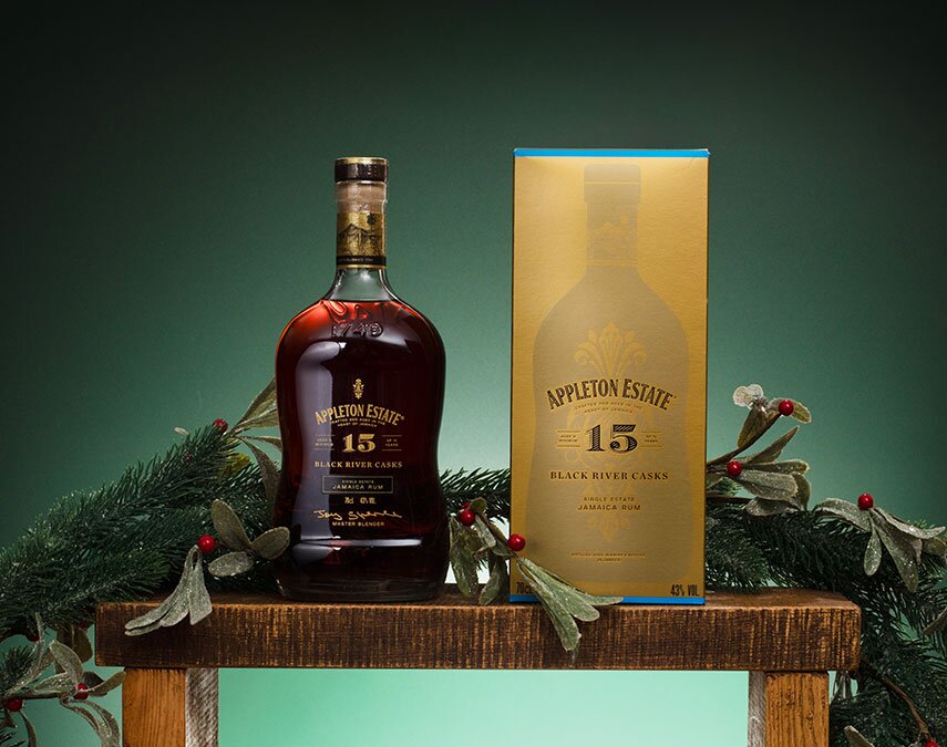 A bottle of Appleton Estate 15 YO Black River Casks
