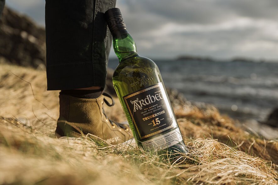 A bottle of Ardbeg Trudenish.