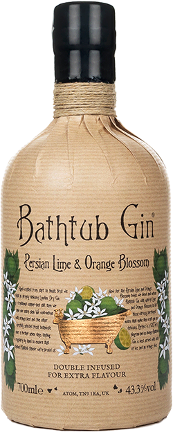 Bathtub Gin - Persian Lime and Orange Blossom bottle